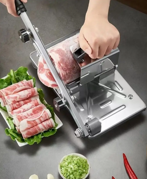 Станок для нарезки FOOD SLICER мясных и сырных изделий (YK-114) - фото 3