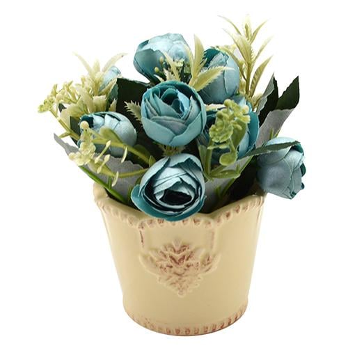 Искусственные цветы Stenson Tendence R87235 в декоративном горшке (05d4c999)