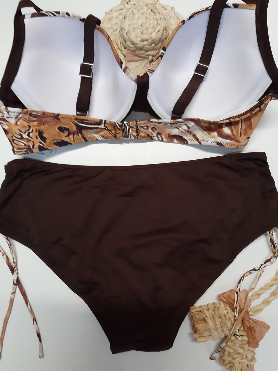 Купальник женский раздельный с формованной чашкой Samegame E93245k р. 52 Разноцветный (E93245) - фото 2 Купальник женский раздельный с формованной чашкой Samegame E93245k р. 52 Разноцветный (E93245) - фото 2