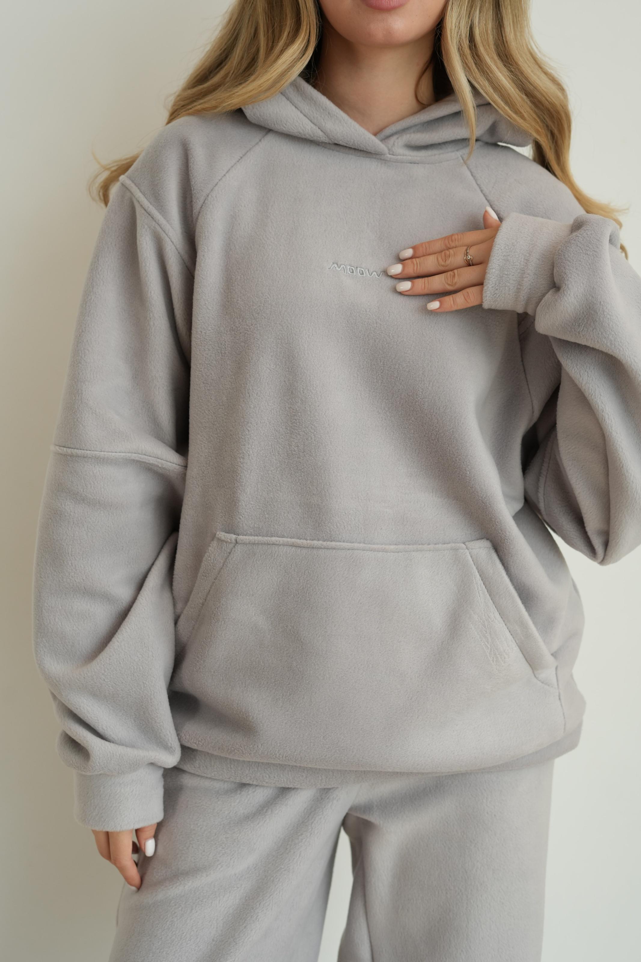 Костюм флісовий BASE S/M Світло-сірий (10204SM) - фото 9 Костюм флісовий BASE S/M Світло-сірий (10204SM) - фото 9