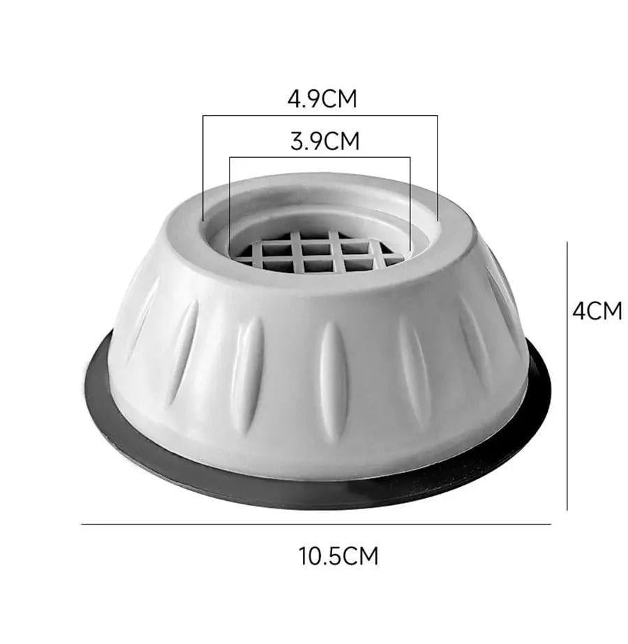 Підставки антивібраційні Wellamart для пральної машини гумові 4 шт. (7960) - фото 2