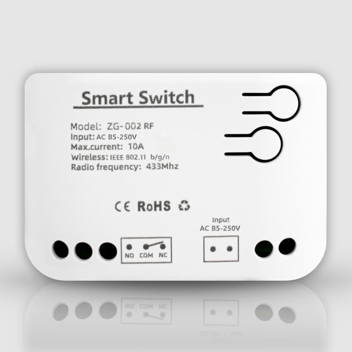 Реле с сухим контактом Tuya Smart 85-250V AC одноканальное Wi-Fi (WH00531)