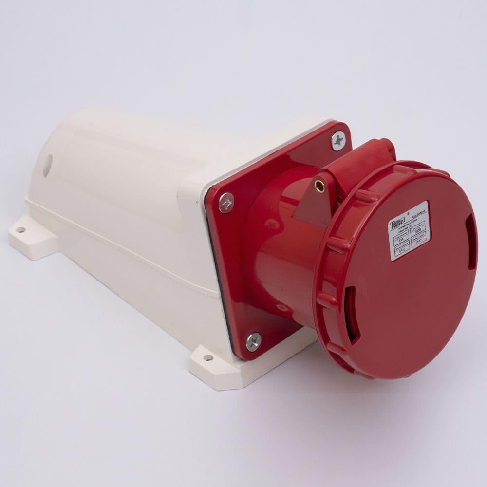 Розетка стационарная TAKEL наружная Красный (503240)