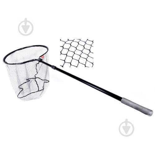 Подсачек разборный прорезиненный Lucky John телескопический 220х60х60 см