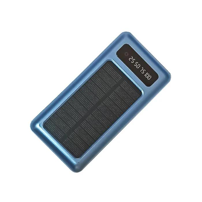 Повербанк UKC Z 102B ART 8412 POWER BANK SOLAR 20000 mAh Синій - фото 3