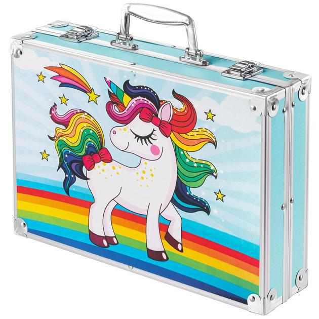 Набор для творчества детский Единорог для рисования 145 пр. Голубой (16145h) Набор для творчества детский Единорог для рисования 145 пр. Голубой (16145h)