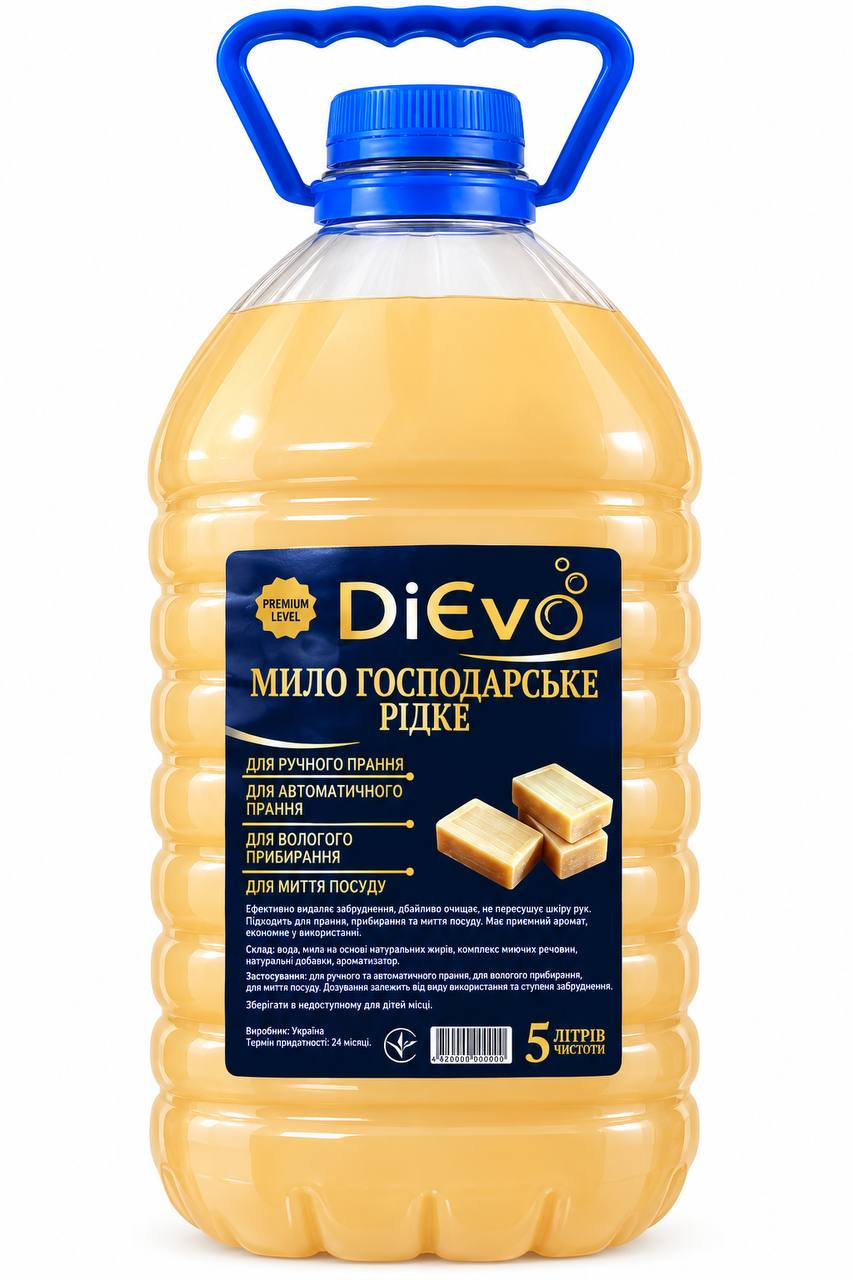 Мыло жидкое хозяйственное DiЕvo 5 л (38456023) Мыло жидкое хозяйственное DiЕvo 5 л (38456023)