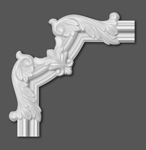 Элемент угловой полиуретановый Grand Decor HCR 517-2 жесткий (2281052246)