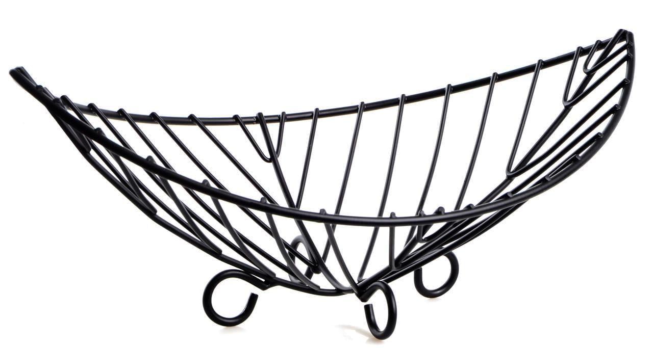 Ваза для фруктов Ringel Oder металлическая 38x15 см Черный (RG-9007)