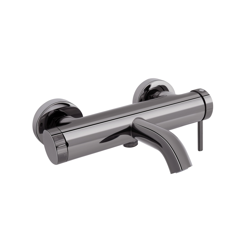 Змішувач для ванни Qtap Robin Black Chrome (47553)