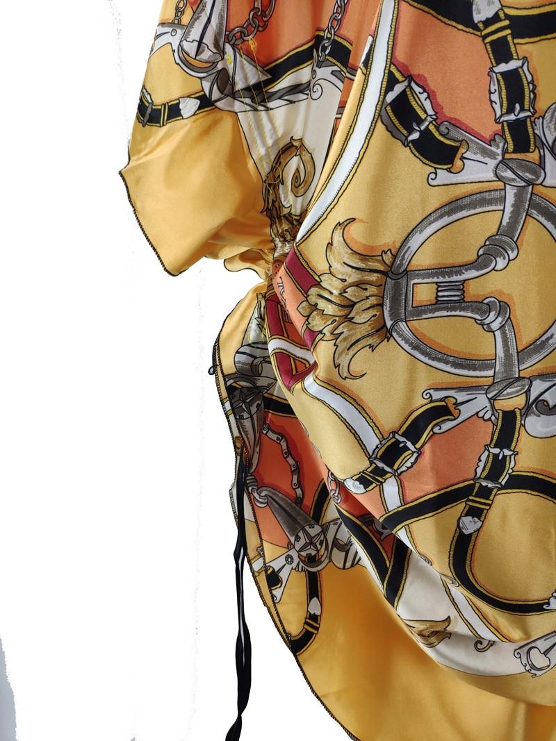 Туніка зі штучного шовку універсального розміру (C1911) - фото 3 Туніка зі штучного шовку універсального розміру (C1911) - фото 3