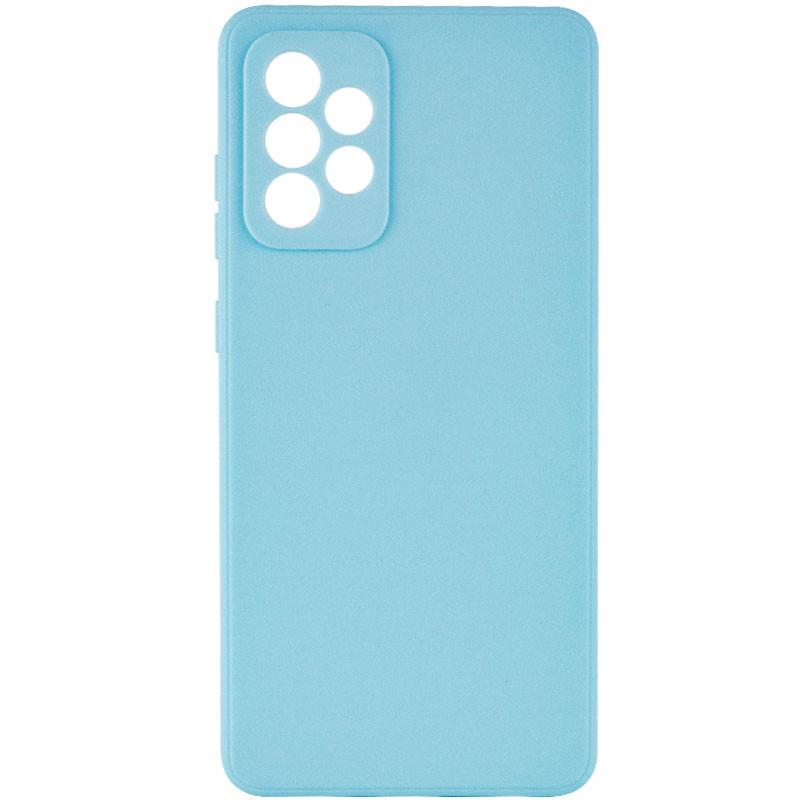 Противоударный силиконовый чехол Candy Full Camera для Samsung Galaxy A52 4G / A52 5G / A52s Бирюзовый