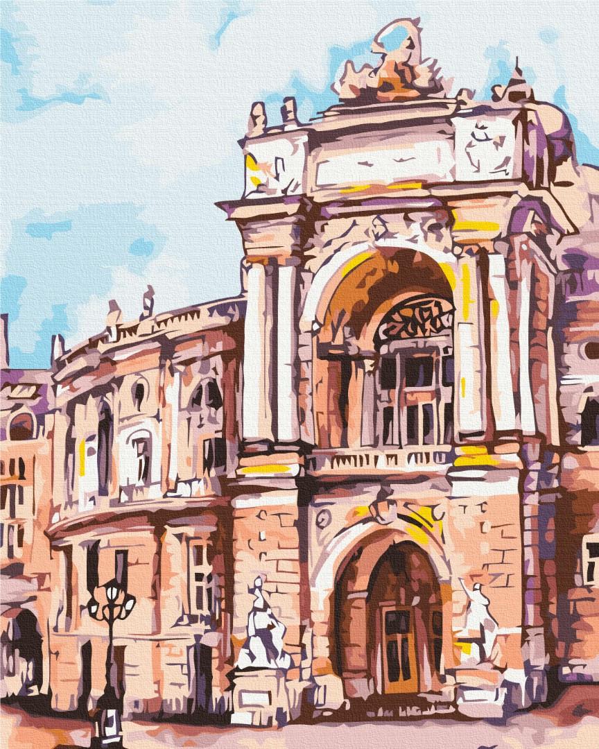 Картина по номерам Brushme Маринова: Одесский театр 40х50 см (BS53361)