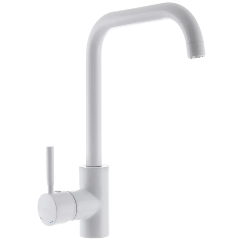 Смеситель для кухни Haiba Hans 011 Белый (HB0818)