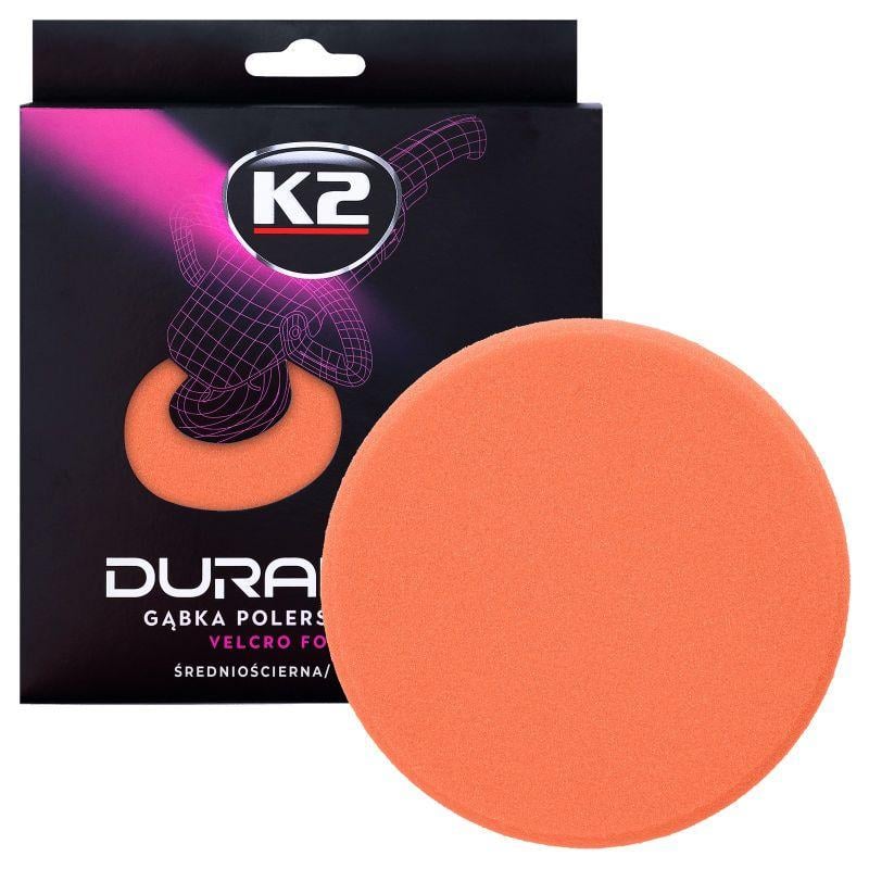 Губка для полировки K2 Duraflex на липучке 150 мм х 25 мм Оранжевый (2931761862)