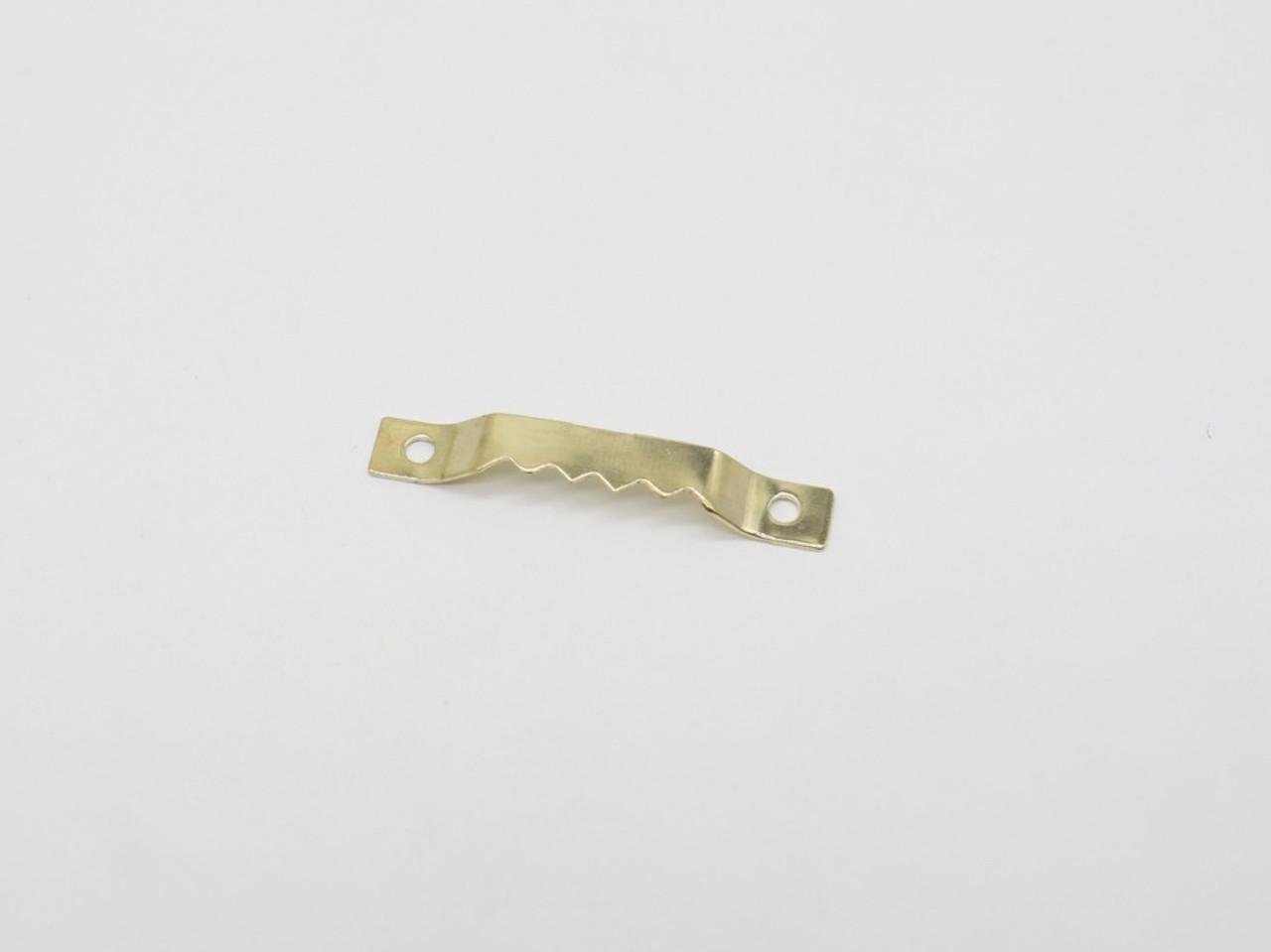 Крокодил для рамок металевий 42х7 мм Золотий (17902588) Крокодил для рамок металевий 42х7 мм Золотий (17902588)