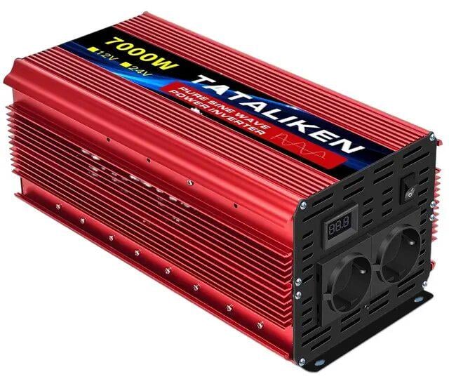 Преобразователь напряжения Tataliken чистый синус 7000 W 12-220 V DC/AC