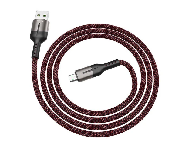 Кабель Data Hoco U68 Gusto Micro USB 4.0A 1,2 м Black