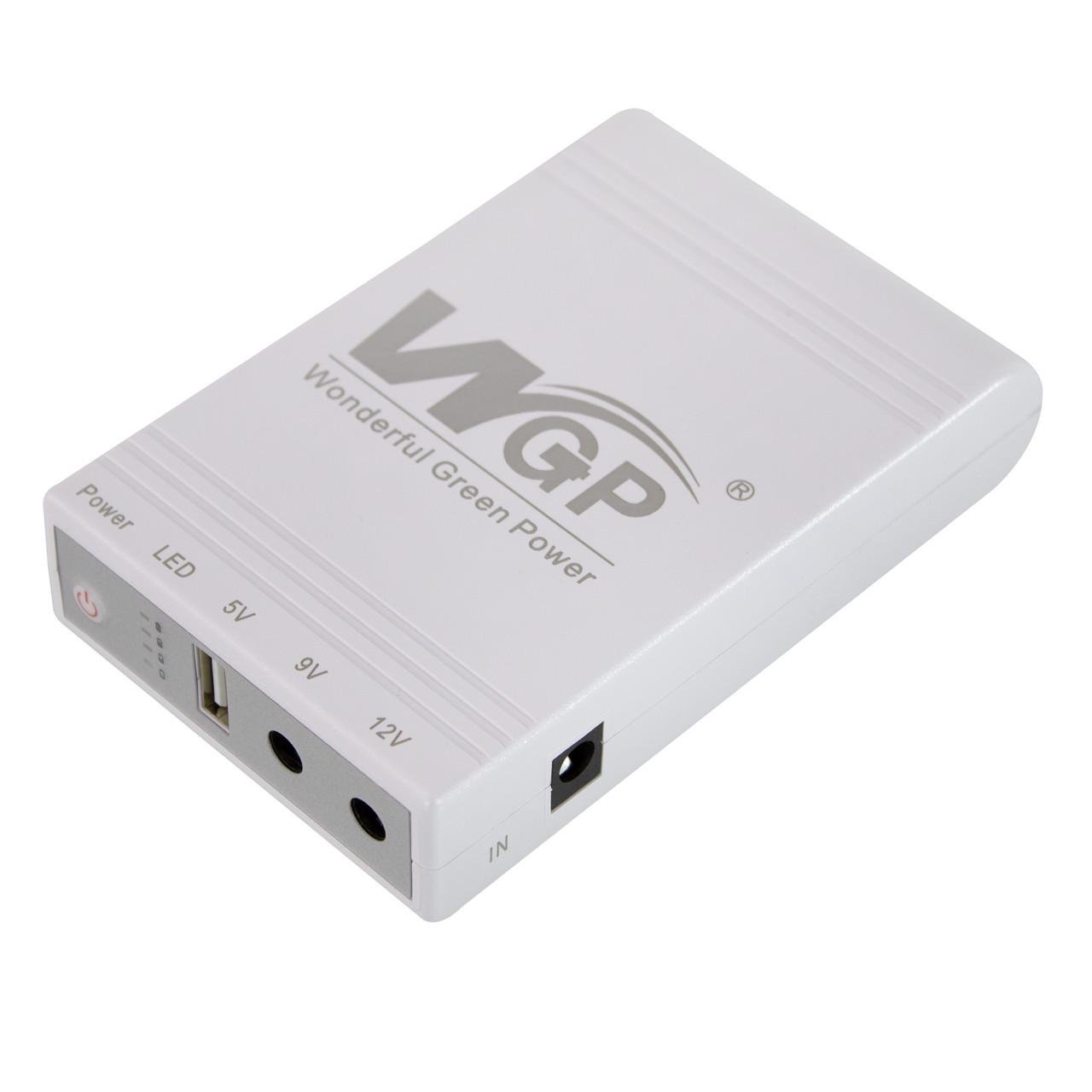 Источник бесперебойного питания WGP для роутера 5/9/12V 10400 mAh White (3_05362) - фото 1