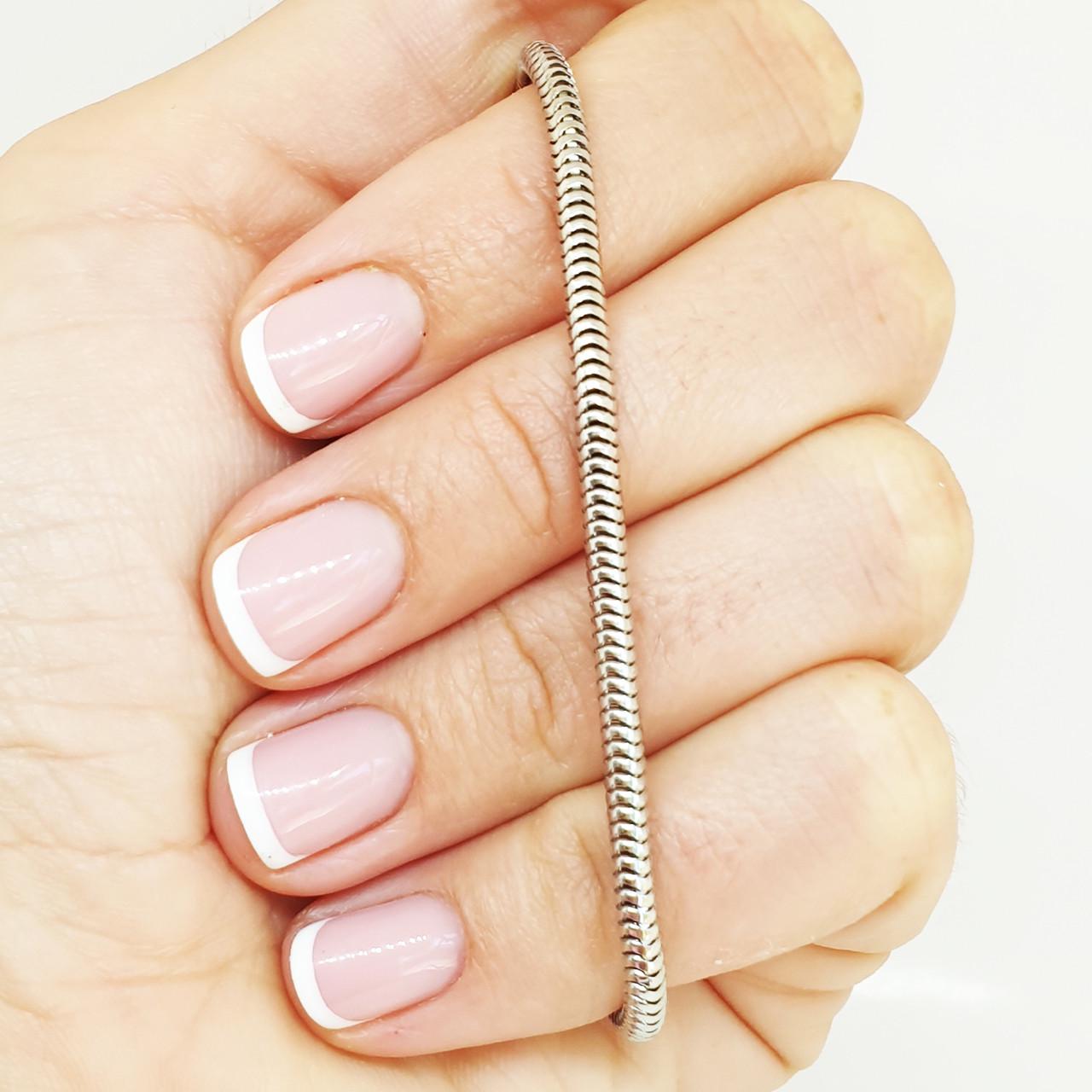 Браслет серебряный Снейк р. 18 5,76 г