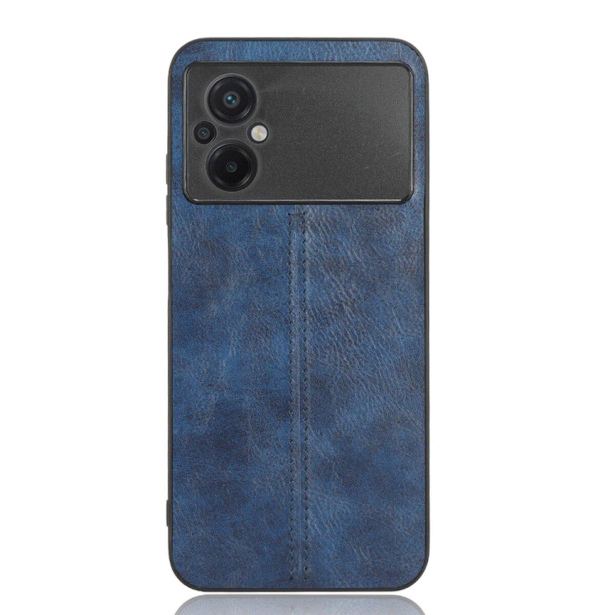 Противоударный чехол для Xiaomi Poco M5/M5 5G Cosmiс Leather Case Blue