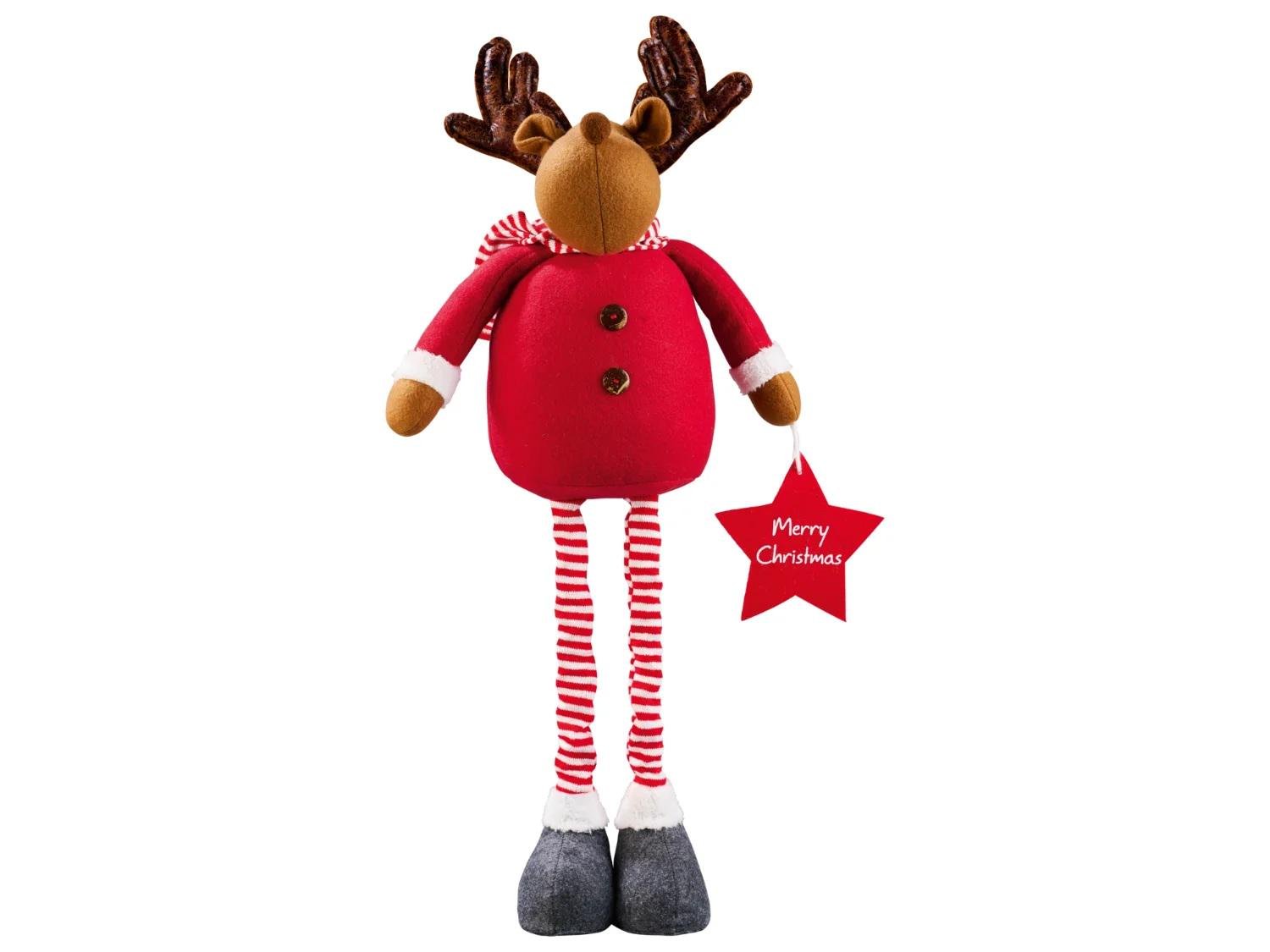 Фігурка новорічна Livarno Home Різдвяний олень з телескопічними ніжками 46-71,5 см (P1-00295)