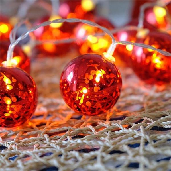 Гирлянда Colorway Светодиодная гирлянда ColorWay Christmas lights ball (6см) (CW-MC-LB20U) 20LED, 3м, USB - фото 1