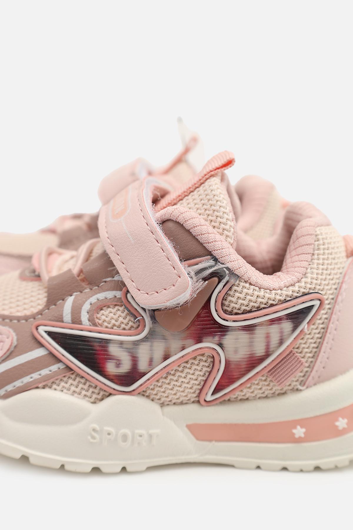Кроссовки для девочки ЦБ-00273974 на плоской подошве р. 20 Розовый (SKT001057289) - фото 4 Кроссовки для девочки ЦБ-00273974 на плоской подошве р. 20 Розовый (SKT001057289) - фото 4