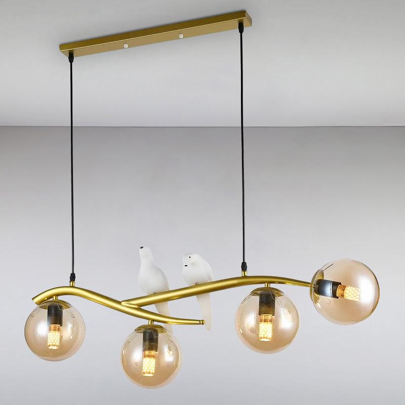 Люстра подвесная Light House LS-15186-4 Золото