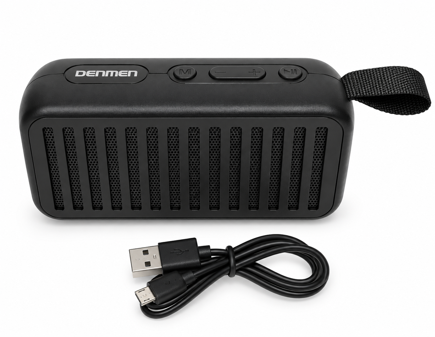 ПортативнаяАкустическая система Denmen DR08 с Bluetooth-подключением (10301516)
