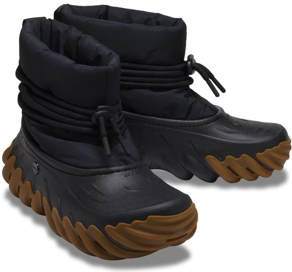 Чоботи  чоловічі Crocs Echo Boot Black/Gum р. 38-39 Чорний (26874)