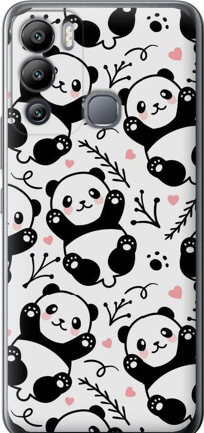 Чехол на Infinix Hot 12i Панды (4318u-2863-42517)