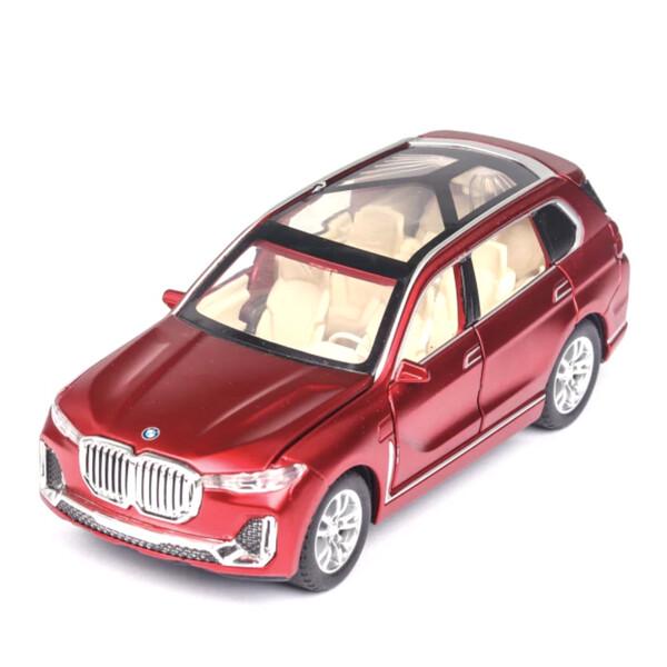 Машинка BMW X7 іграшка металева моделька 1:24 Червоний (59406)