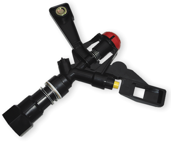 Ороситель пульсивный AQUA JET BLACK LINE с внутренней резьбой 3/4"/ø 20 м (AJ-TS6005)