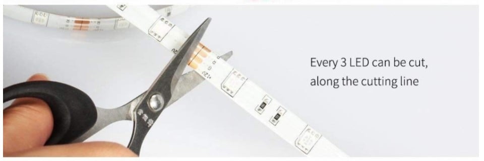 Світлодіодна стрічка влагозахищена UKC LED 5050 SMD RGB 12 v 5 м - фото 6