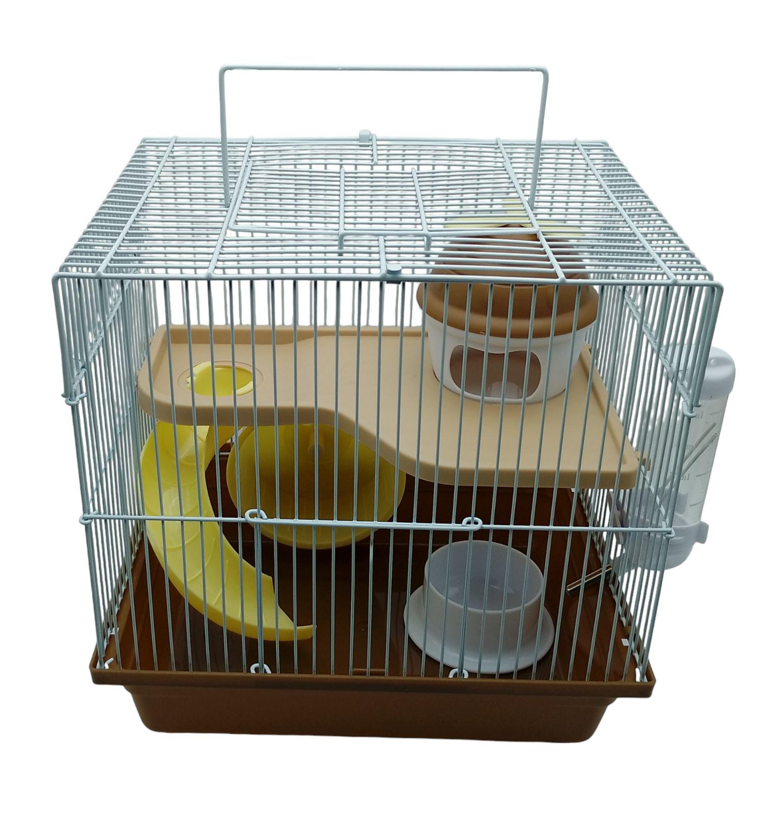 Клетка для мелких грызунов 3002 30x23x30 см Коричневый (30080030) - фото 1 Клетка для мелких грызунов 3002 30x23x30 см Коричневый (30080030) - фото 1