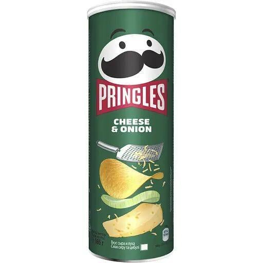 Чипси Pringles Cheese Onion Сир-цибуля 165 г (5053990101535)