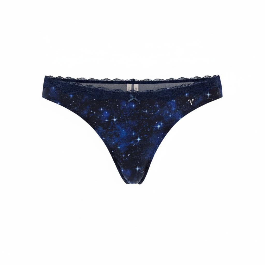 Трусики стрінги Victoria's Secret Stars Lace Thong Panty S Синій (26374078) Трусики стрінги Victoria's Secret Stars Lace Thong Panty S Синій (26374078)