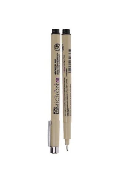 Ручка капиллярная Sakura Pigma Micron 0,8 0,5мм (fd-9-08) - фото 2