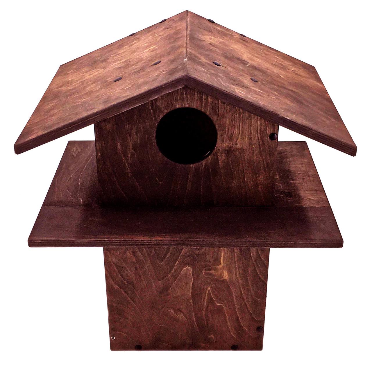 Домик для белок из дерева Манджур Савоярди (ДДБ-000815) - фото 2 Домик для белок из дерева Манджур Савоярди (ДДБ-000815) - фото 2