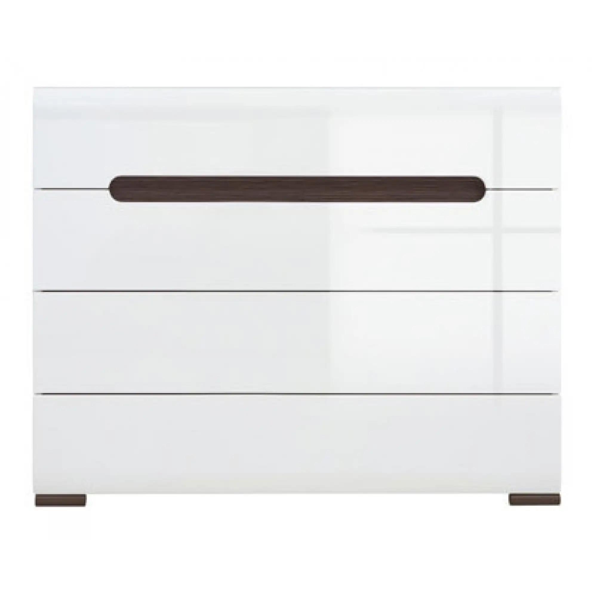 Комод в гостиную ВМК Ацтека KOM4S/8/11 N с телескопами Белый/Белый глянец (00000058302) Комод в гостиную ВМК Ацтека KOM4S/8/11 N с телескопами Белый/Белый глянец (00000058302)