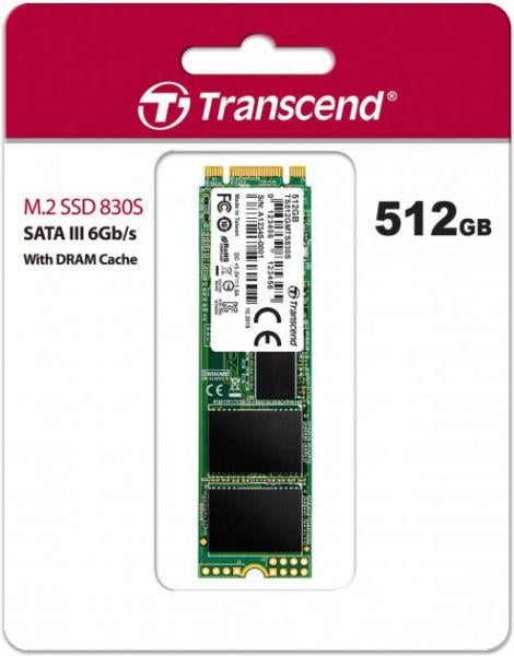 SSD-накопичувач Transcend MTS830S 512GB M.2 2280 SATAIII TLC (TS512GMTS830S)