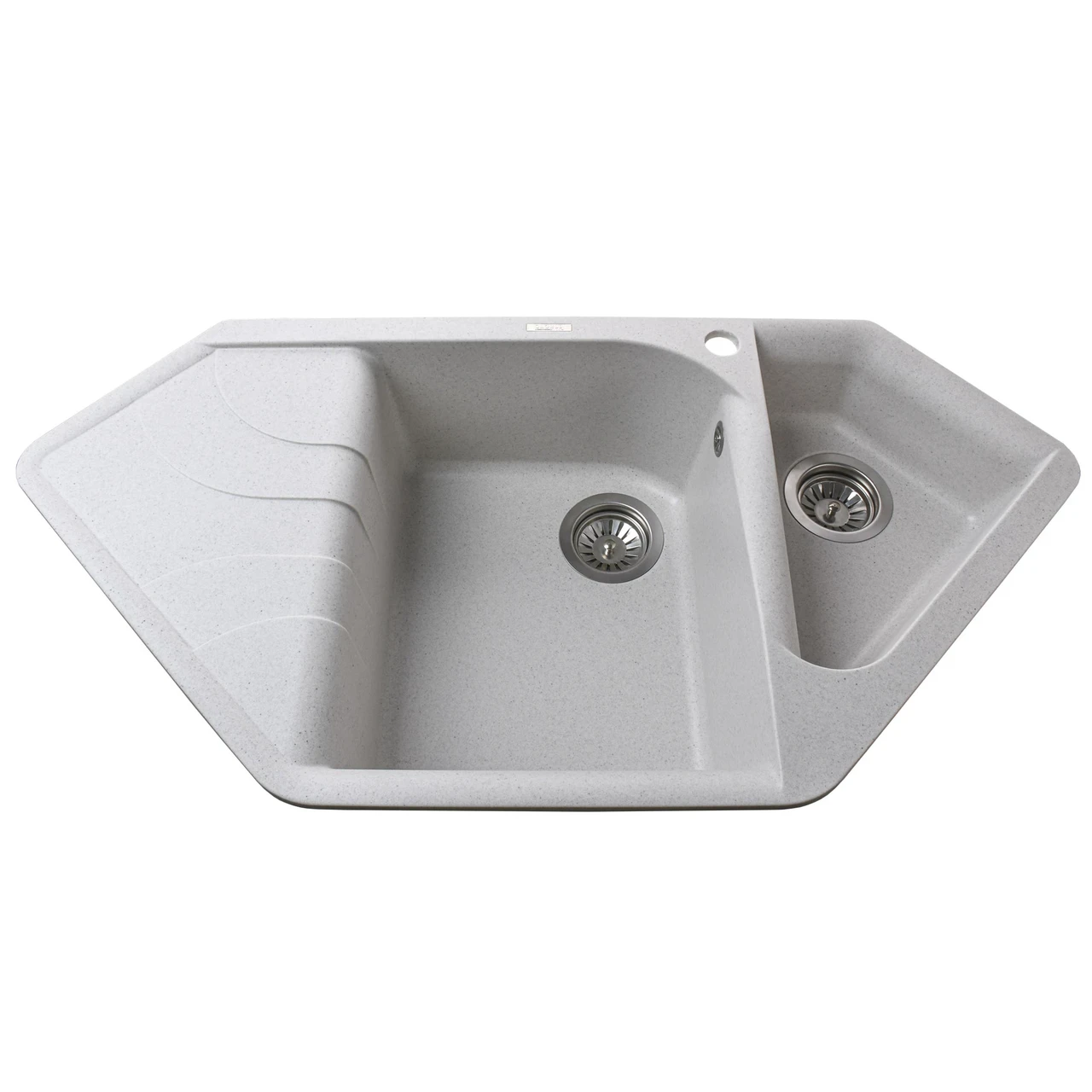 Мийка гранітна Globus Lux GARDA 1000х500 мм Перлинний (04000062) - фото 1