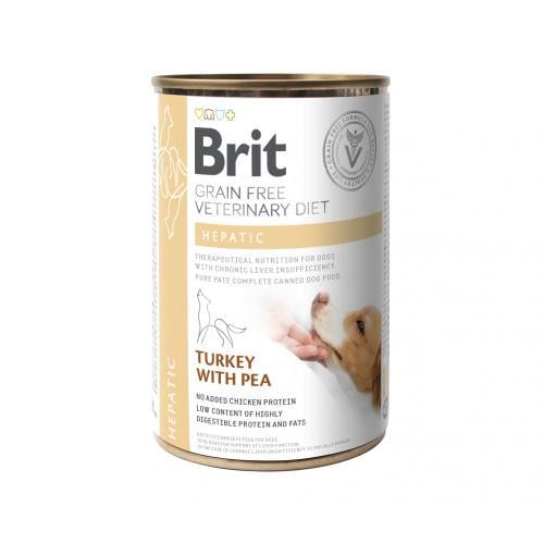 Корм влажный для собак Brit VetDiets Hepatic для собак с заболеванием печени 400 г (49969)