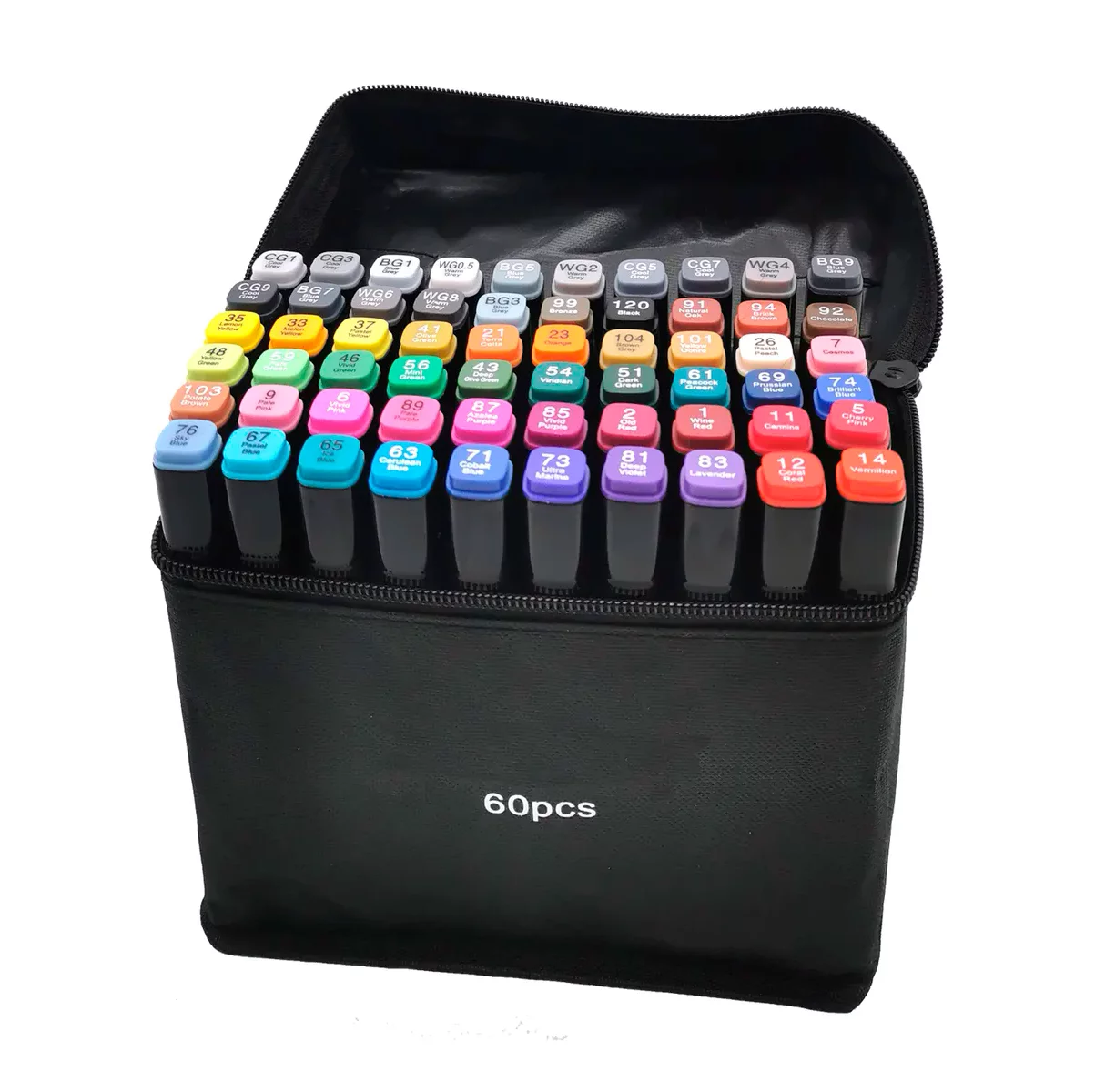 Набір маркерів скетч на Touch двосторонні 60 кольорів