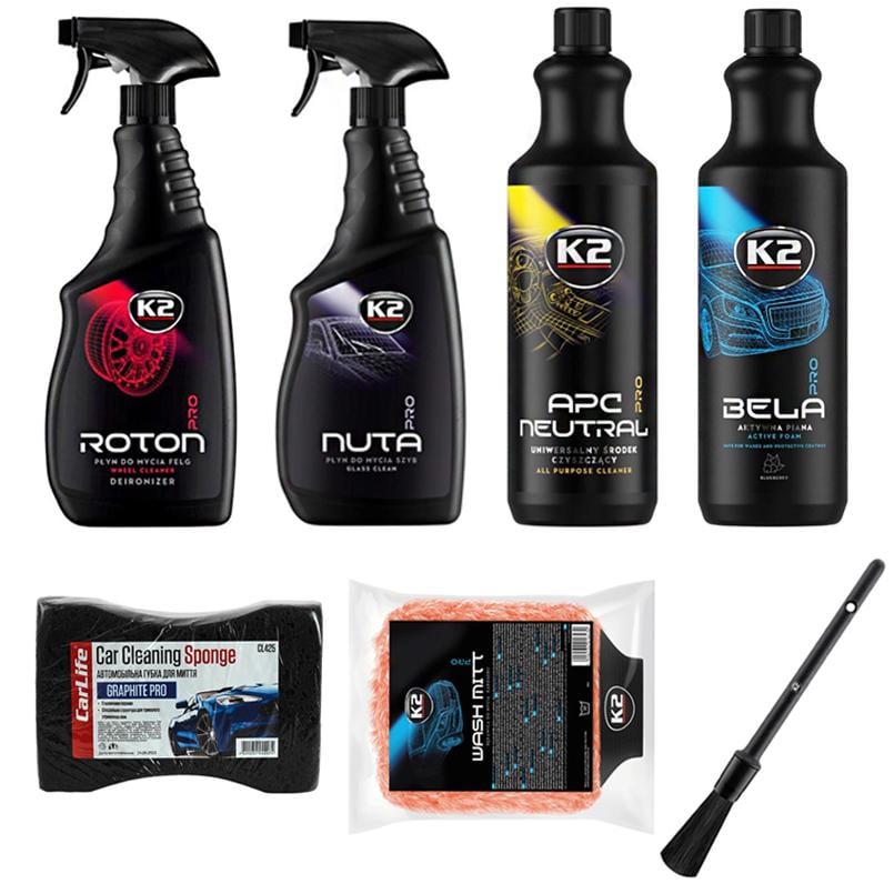 Набір по догляду за авто професійний K2 7 од. (na_162)