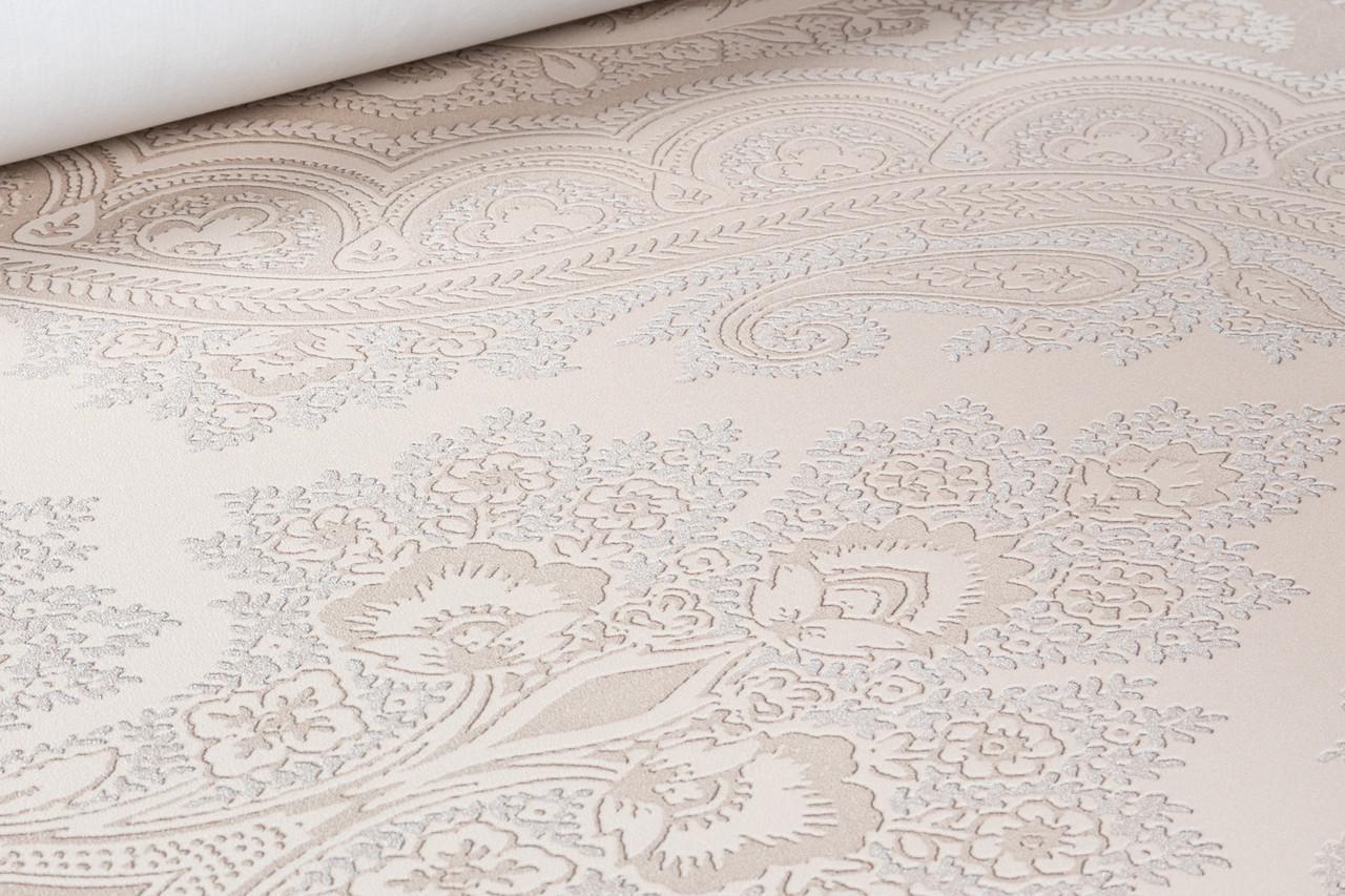 Обои флизелиновые AS Creation Garda 38730-3 Противень винил горячего тиснения 1,06х10,05 м Бежевый
