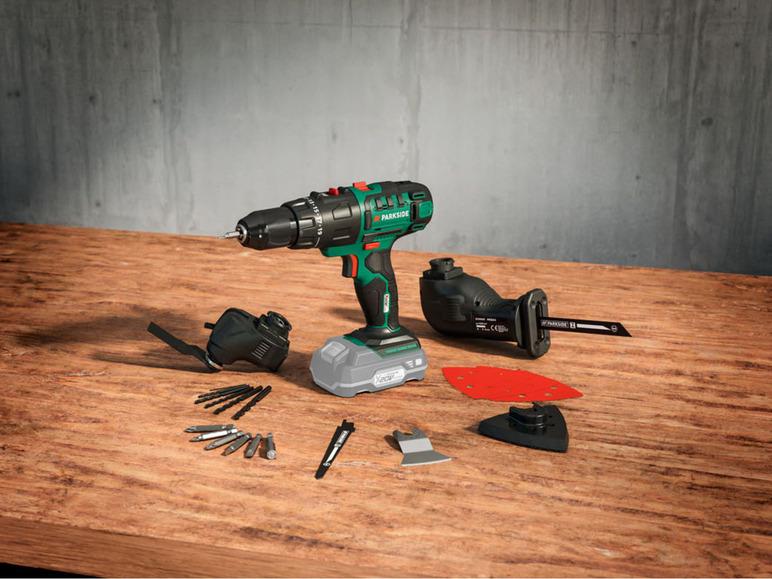 Набір шуруповерт/шабельна пила/реноватор/шліфмашина Parkside PKGA 20 Li C2 4в1 (11486682) - фото 8