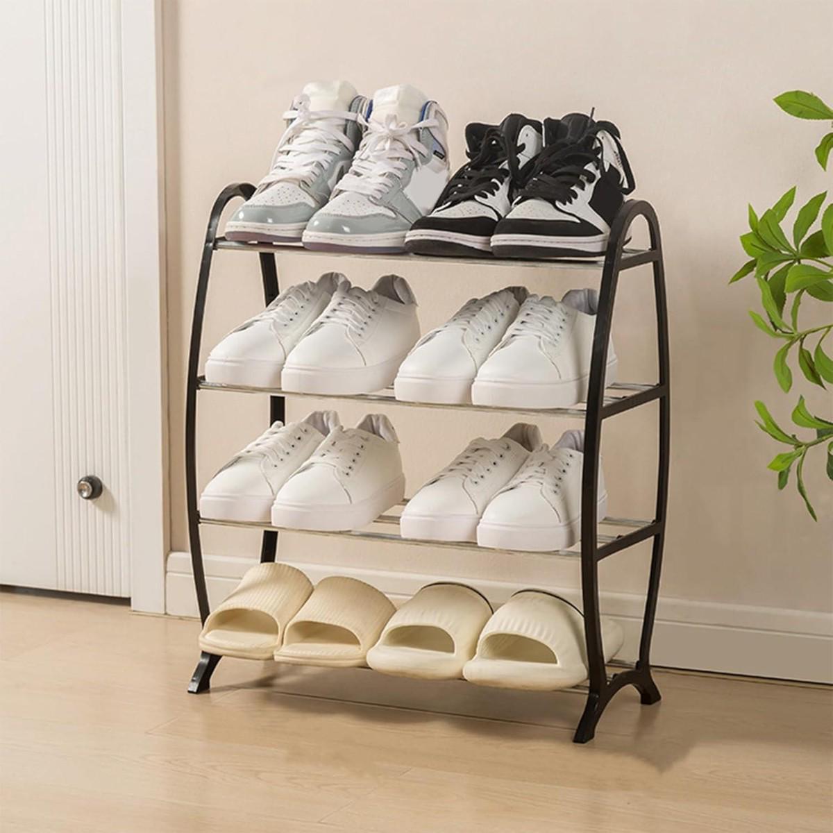 Полиця для взуття Shoe Rack 4 полиці 47х20х53 см (R97337) - фото 4