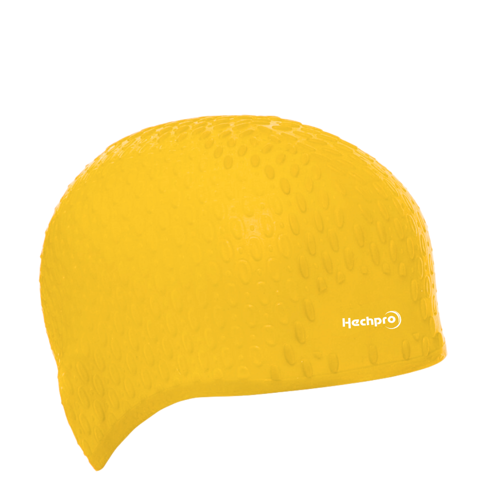 Шапочка для плавання для довгого волосся Hechpro Жовтий (1696) Шапочка для плавання для довгого волосся Hechpro Жовтий (1696)